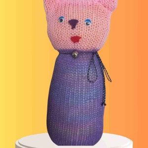 Tıkırık Örgü Yastık Uyku ve Oyun Arkadaşı ZıpZıp - 45 cm
