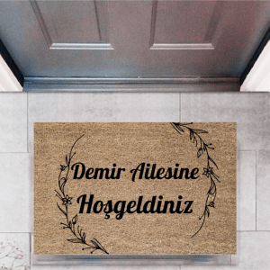 Kapı Önü Paspası Dekoratif Dijital Baskı Kişiye Özel P-2311