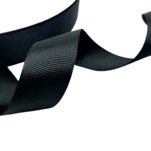 Grogren Kurdele 3 cm 10 Metre  Siyah