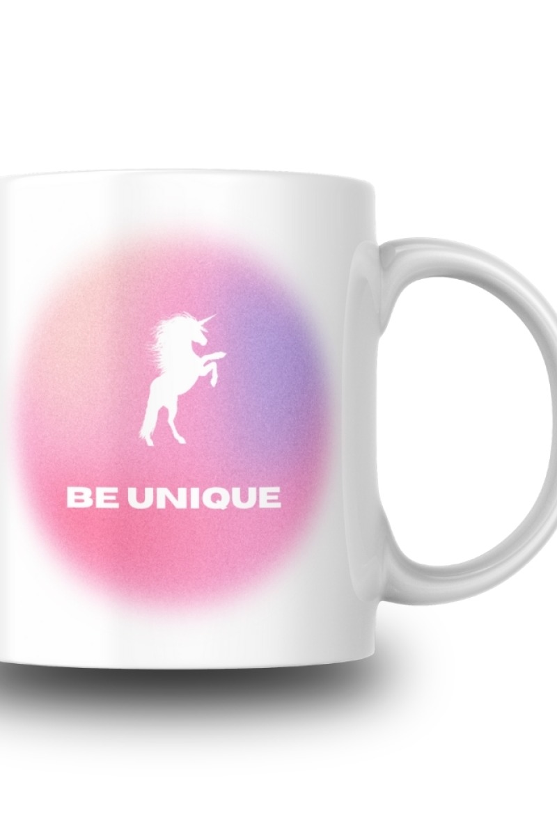 Unicorn Tasarımlı Seramik 350 Ml Kupa Bardak