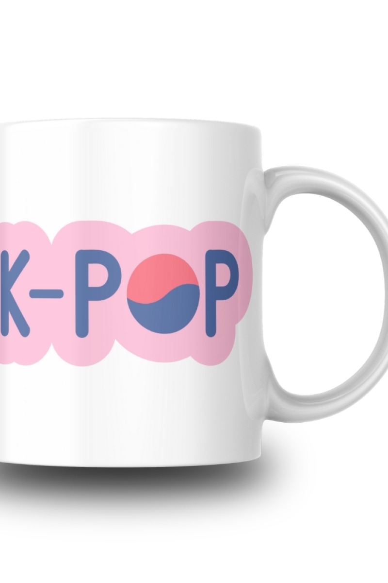 K-pop Tasarım Seramik 350 Ml Kupa Bardak