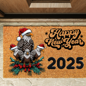 Kapı Önü Paspası Yeni Yıl 2025 Özel Tasarım Koko Model 213
