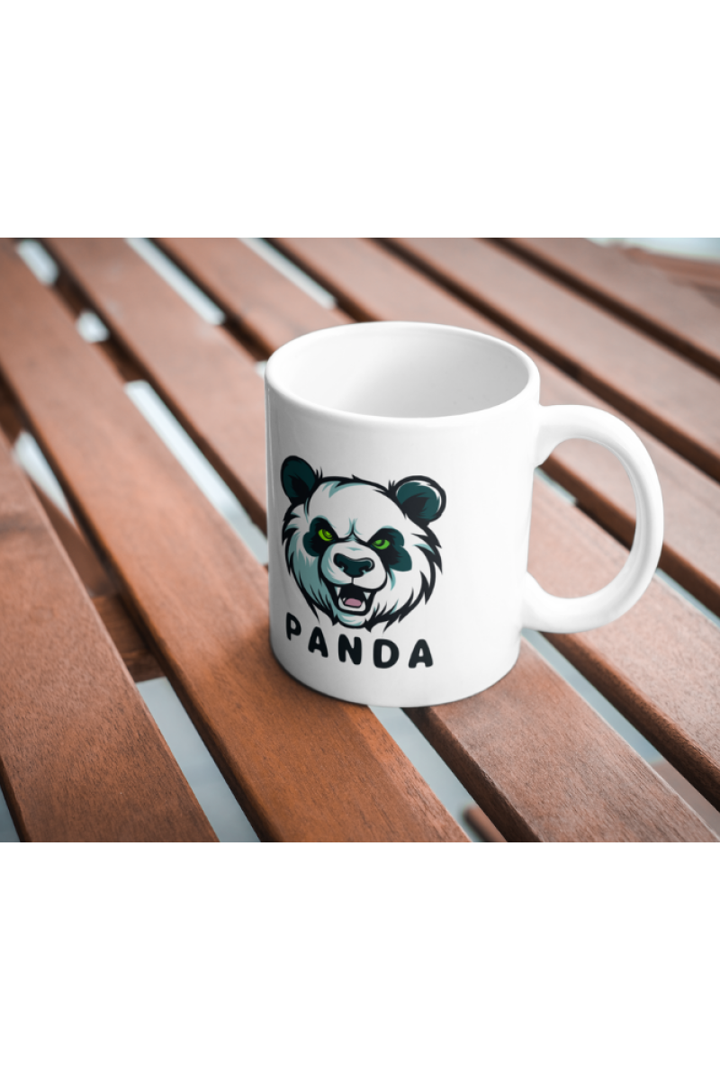 Kızgın Panda Tasarım Seramik 350 Ml Kupa Bardak