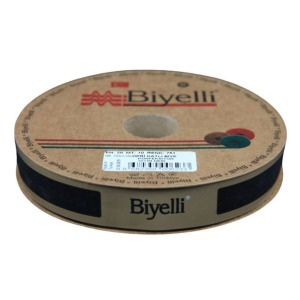 Biye Deri Katlı 751 Siyah 2 cm 25 Metre %100 Polyester