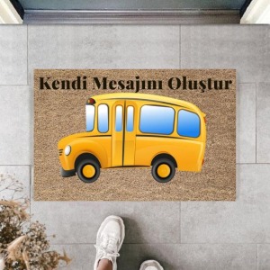Dijital Baskı Kişiye Özel İç Kapı Dekorasyon Paspas  PS11218
