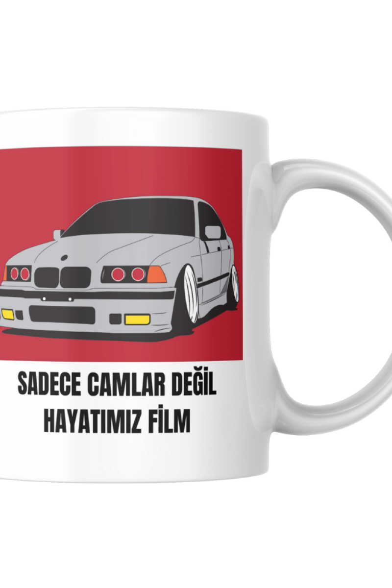 Bmw E36 Tasarım Seramik 350 Ml Kupa Bardak