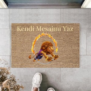 Dijital Baskı Kişiye Özel İç Kapı Dekorasyon Paspas  PS11247