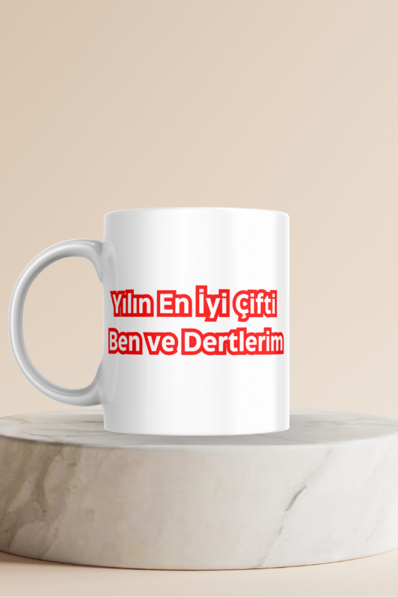 Komik Yazılı Tasarım Seramik 350 Ml Kupa Bardak