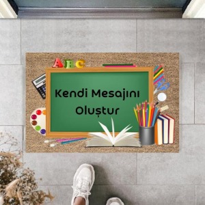 Dijital Baskı Kişiye Özel İç Kapı Dekorasyon Paspas  PS11240