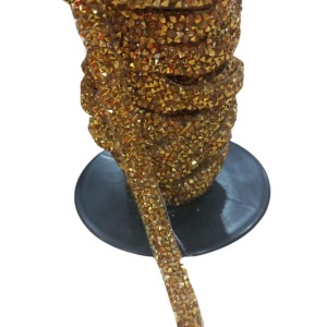 Silikonlu Yapıştırma Taş 1 cm Gold 10 Metre