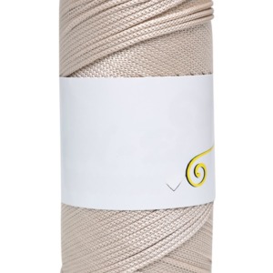 Makrome İpi 3mm Polyester  Bej