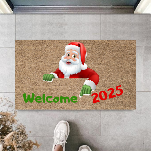 Kapı Önü Paspası Yeni Yıl 2025 Özel Tasarım Model 73