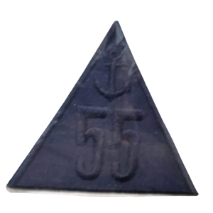 Aplike Ütü İle Yapışan Üçgen Çapa 55 Arma 5x4 cm