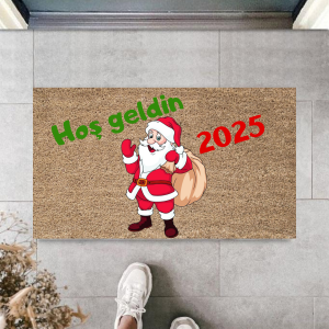 Kapı Önü Paspası Yeni Yıl 2025 Özel Tasarım Model 70