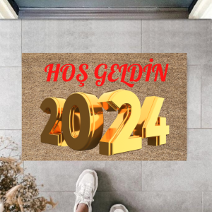 Kapı Önü Paspası Yeni Yıl Konsepti Dijital Baskı PY-175111128
