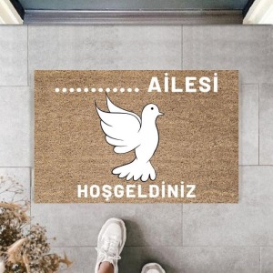 Dijital Baskı Kişiye Özel İç Kapı Dekorasyon Paspas  PS11279