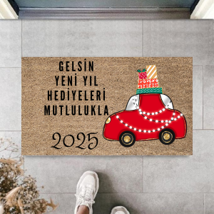 Kapı Önü Paspası Yeni Yıl 2025 Özel Tasarım Model 63