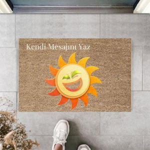 Dijital Baskı Kişiye Özel İç Kapı Dekorasyon Paspas  PS11200