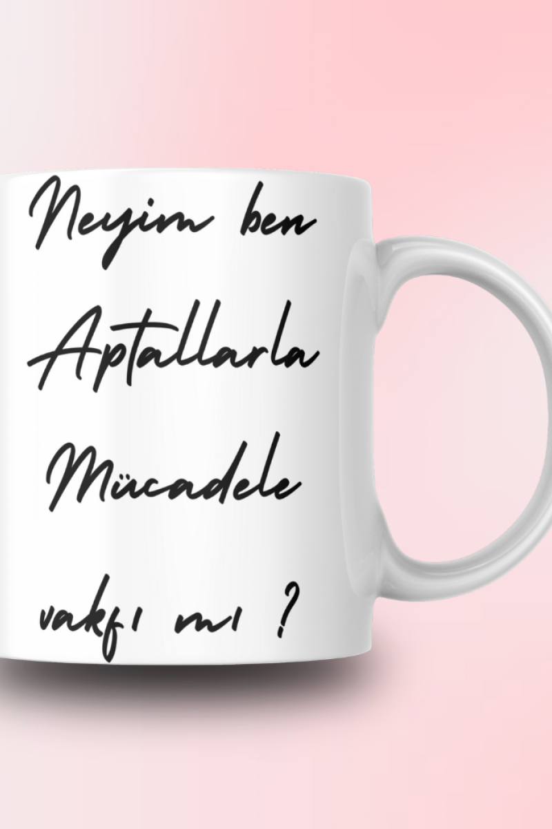 Aptallarla Mücadele Vakfı Tasarım Seramik 350 Ml Kupa Bardak