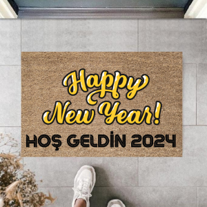 Kapı Önü Paspası Yeni Yıl Konsepti Dijital Baskı PY-175111134