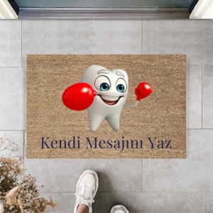 Dijital Baskı Kişiye Özel İç Kapı Dekorasyon Paspas  PS11203