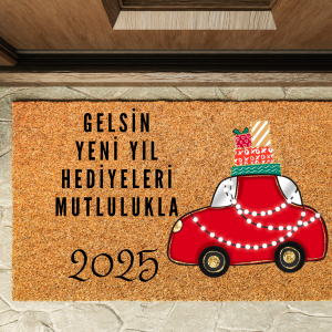 Kapı Önü Paspası Yeni Yıl 2025 Özel Tasarım Koko Model 151