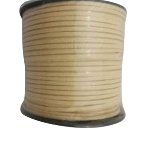 Güderi İp 1 mm Krem 1 Metre
