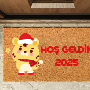 Kapı Önü Paspası Yeni Yıl 2025 Özel Tasarım Koko Model 138
