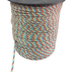 Bileklik ipi, Hediye Paketleme ipi, Şans, Bereket, Aşk, Şifa, Güç 5 mm Pamuk  5 metre Yeşil