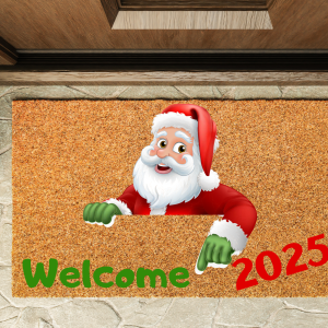 Kapı Önü Paspası Yeni Yıl 2025 Özel Tasarım Koko Model 161