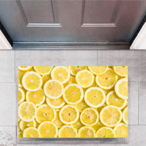 Kapı Önü Paspası Dekoratif Dijital Baskı Limon P-2327