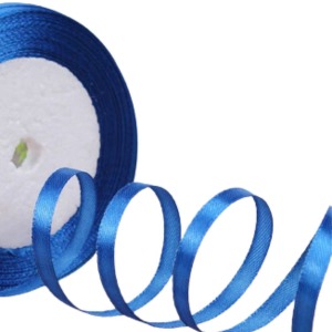 Saten Kurdele 2 cm 10 Metre İndigo