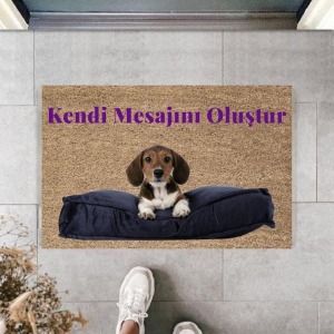 Dijital Baskı Kişiye Özel İç Kapı Dekorasyon Paspas  PS11227