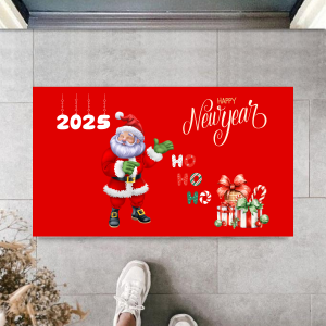 Kapı Önü Paspası Yeni Yıl 2025 Özel Tasarım Model 23