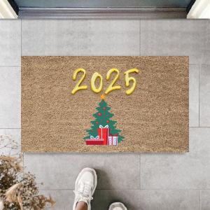 Kapı Önü Paspası Yeni Yıl 2025 Özel Tasarım Model 76