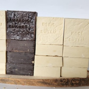 Doğal Üretim Sabunu Karışık (Çam Ardıç Kükürt-Bebek-Eşek Sütlü-Keçi Sütlü) 12'li Set