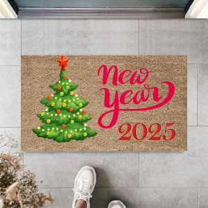 Kapı Önü Paspası Yeni Yıl 2025 Özel Tasarım Model 53