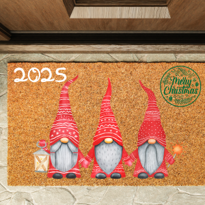 Kapı Önü Paspası Yeni Yıl 2025 Özel Tasarım Koko Model 122