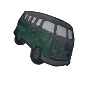 Aplike Ütü İle Yapışan Otobüs Yeşil Arma 14x2,5 cm
