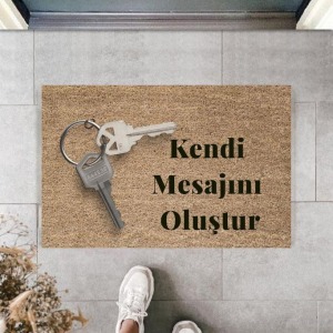 Dijital Baskı Kişiye Özel İç Kapı Dekorasyon Paspas  PS11222