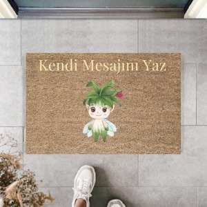 Dijital Baskı Kişiye Özel İç Kapı Dekorasyon Paspas  PS11195