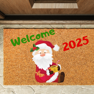 Kapı Önü Paspası Yeni Yıl 2025 Özel Tasarım Koko Model 160