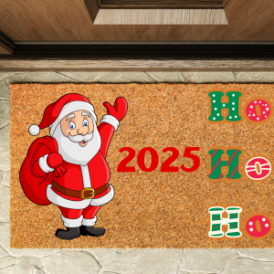 Kapı Önü Paspası Yeni Yıl 2025 Özel Tasarım Koko Model 152
