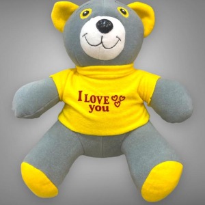 Uyku Arkadaşı Peluş Ayıcık 35 cm Gri
