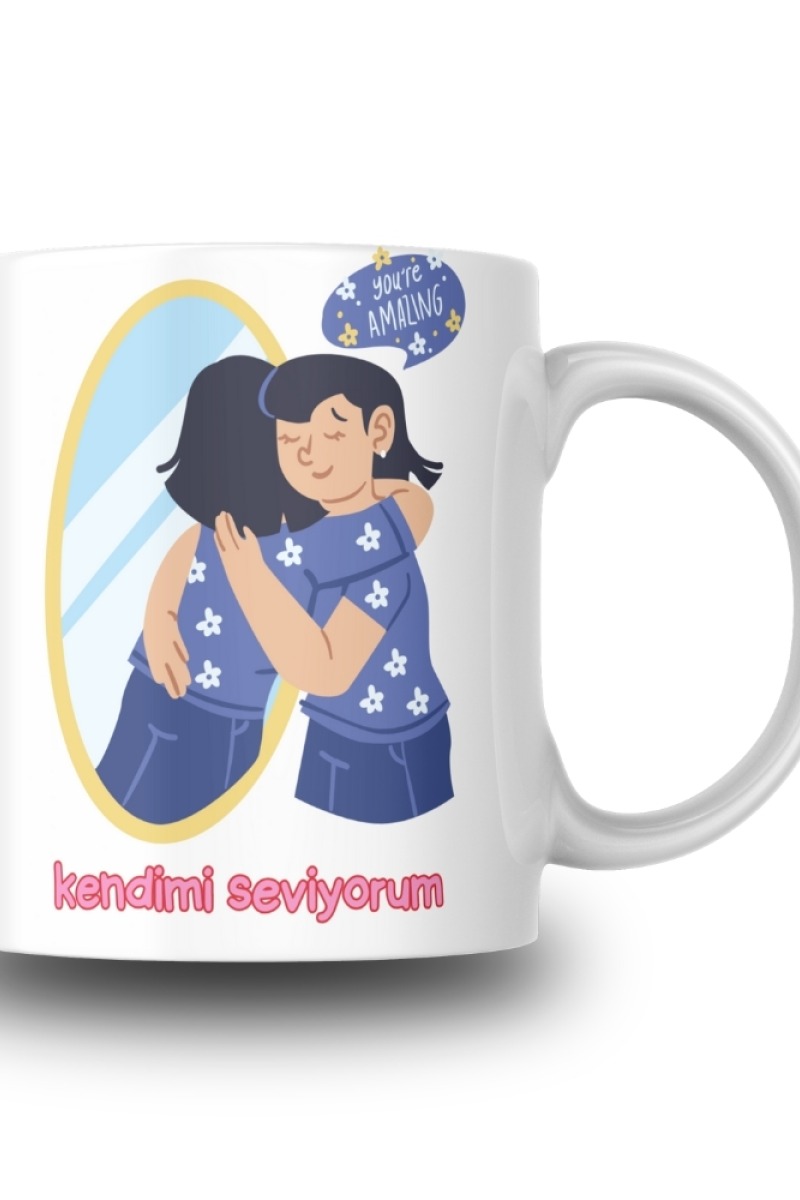 Canım Kendim Tasarım Seramik 350 Ml Kupa Bardak