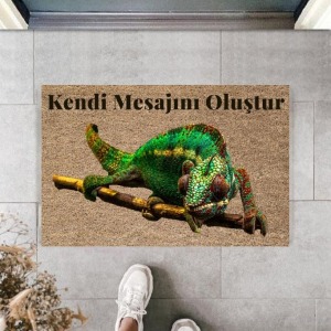 Dijital Baskı Kişiye Özel İç Kapı Dekorasyon Paspas  PS11219