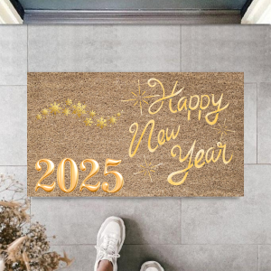 Kapı Önü Paspası Yeni Yıl 2025 Özel Tasarım Model 146