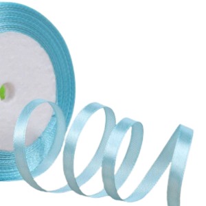 Saten Kurdele 6 mm Mint 2 Metre