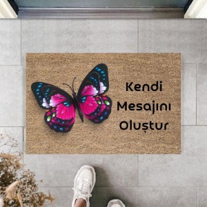 Dijital Baskı Kişiye Özel İç Kapı Dekorasyon Paspas  PS11234