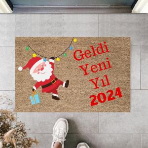 Kapı Önü Paspası Yeni Yıl Konsepti Dijital Baskı PY-175111143